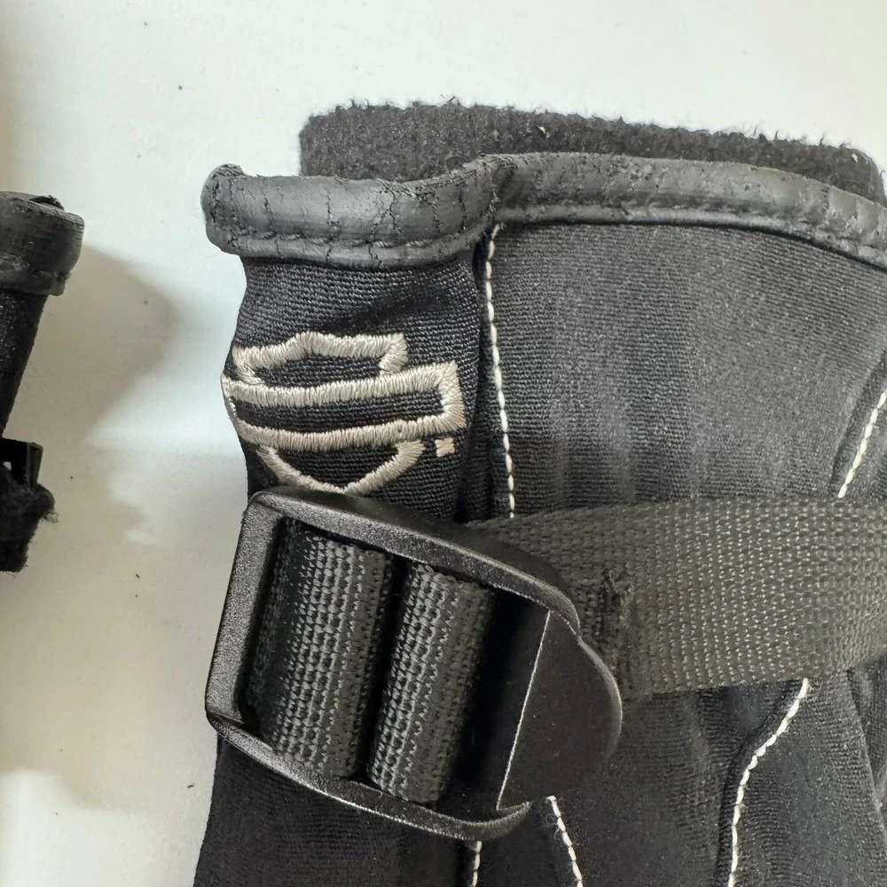 Harley-Davidson Motorcycle Gloves Women XS Black 97317-13VW Biker Riding Fleece